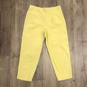 FABRIZIO GIANNI Side Zip Crop Pants w/Stretch